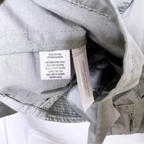 LOFT Green Cargo‎ Utility Cotton Sateen Jacket Casual Size Medium - Picture 6 of 8